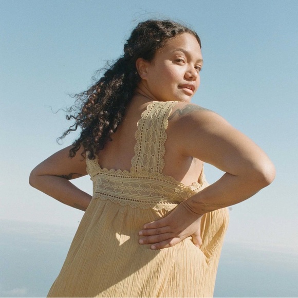 Dôen Briony Dress - Wheat - Picture 1 of 8